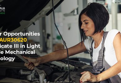 Career Opportunities After AUR30620 Certificate III in Light Vehicle Mechanical Technology
